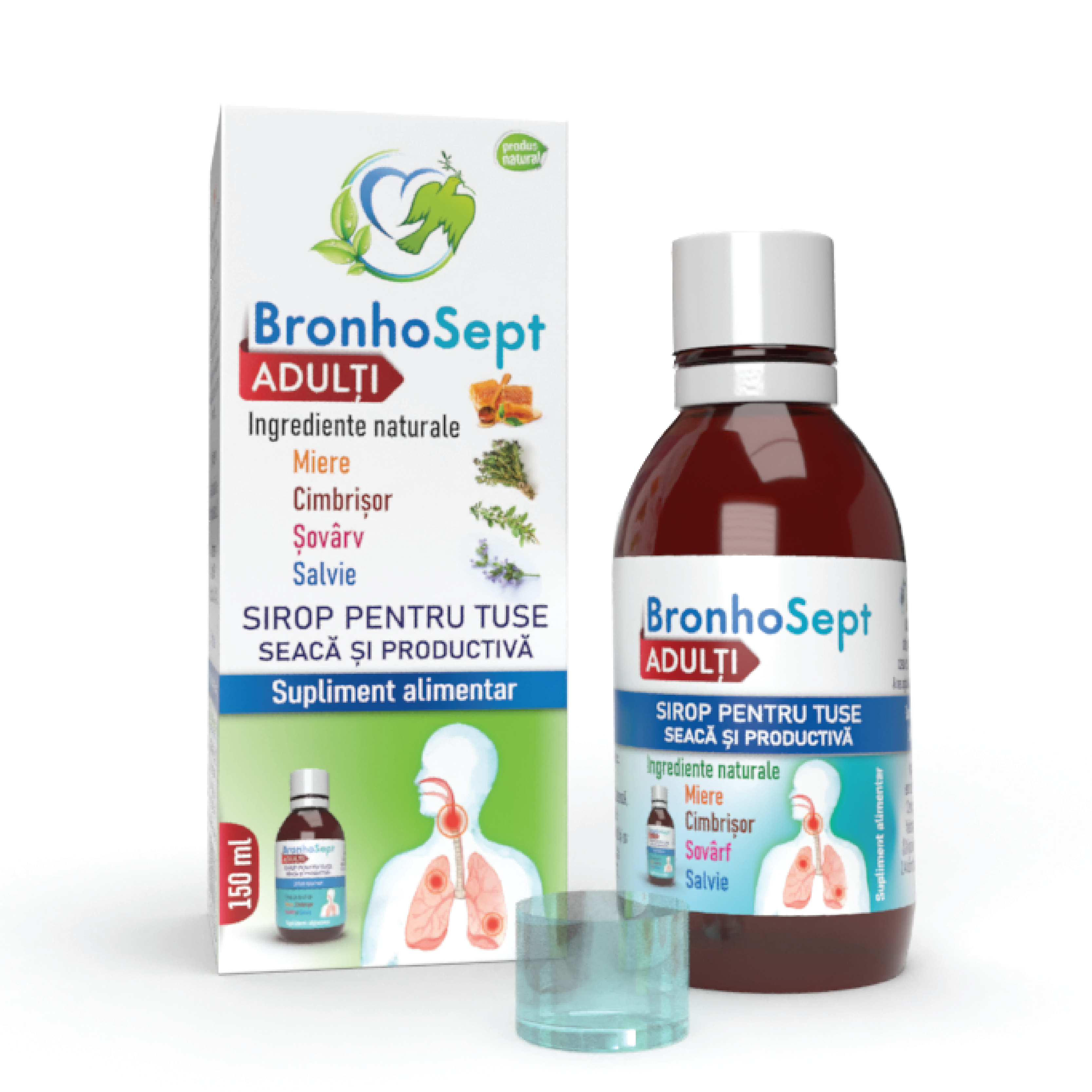 BronhoSept Cough Syrup Adults 150 ml - image 2