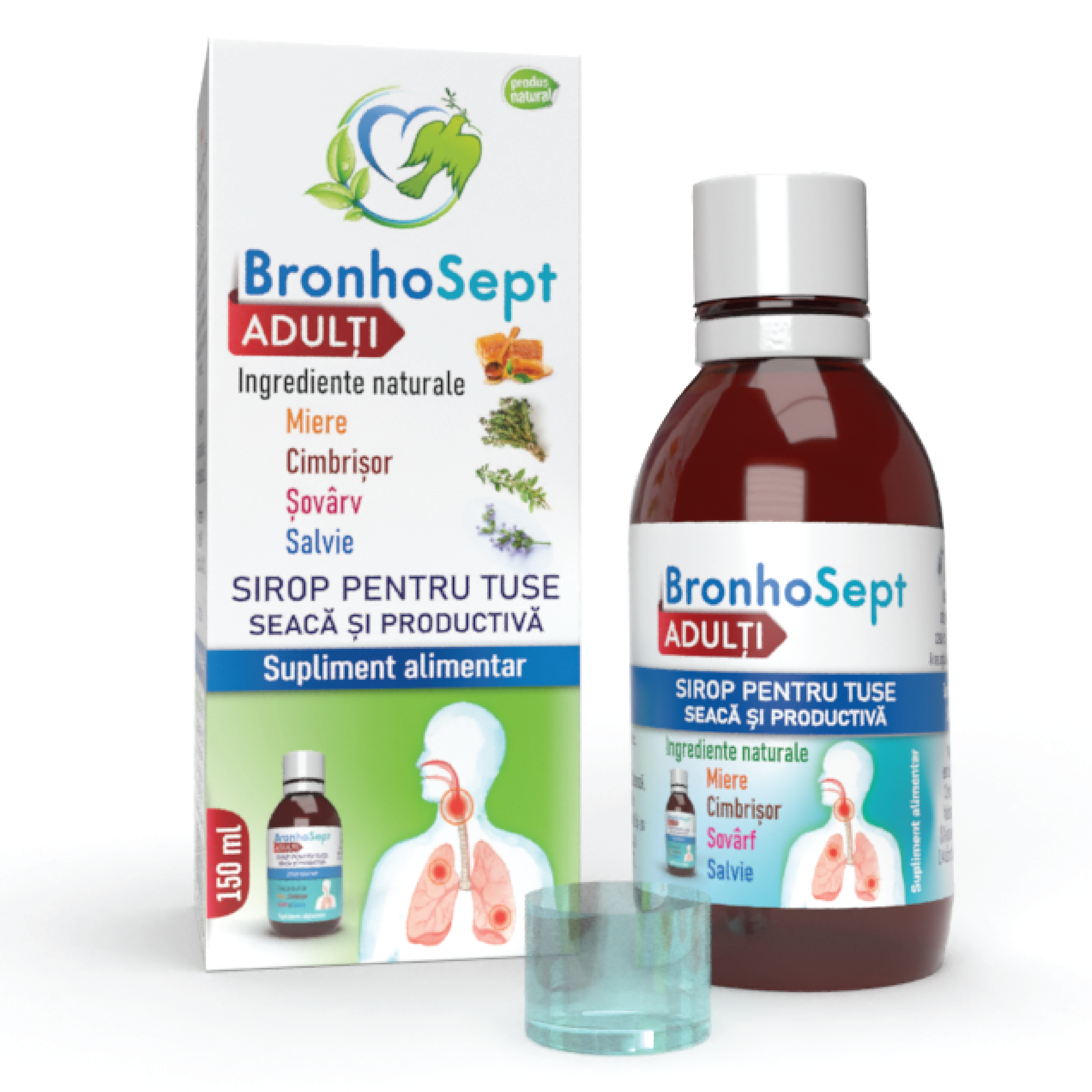 BronhoSept Cough Syrup Adults 150 ml - image 3