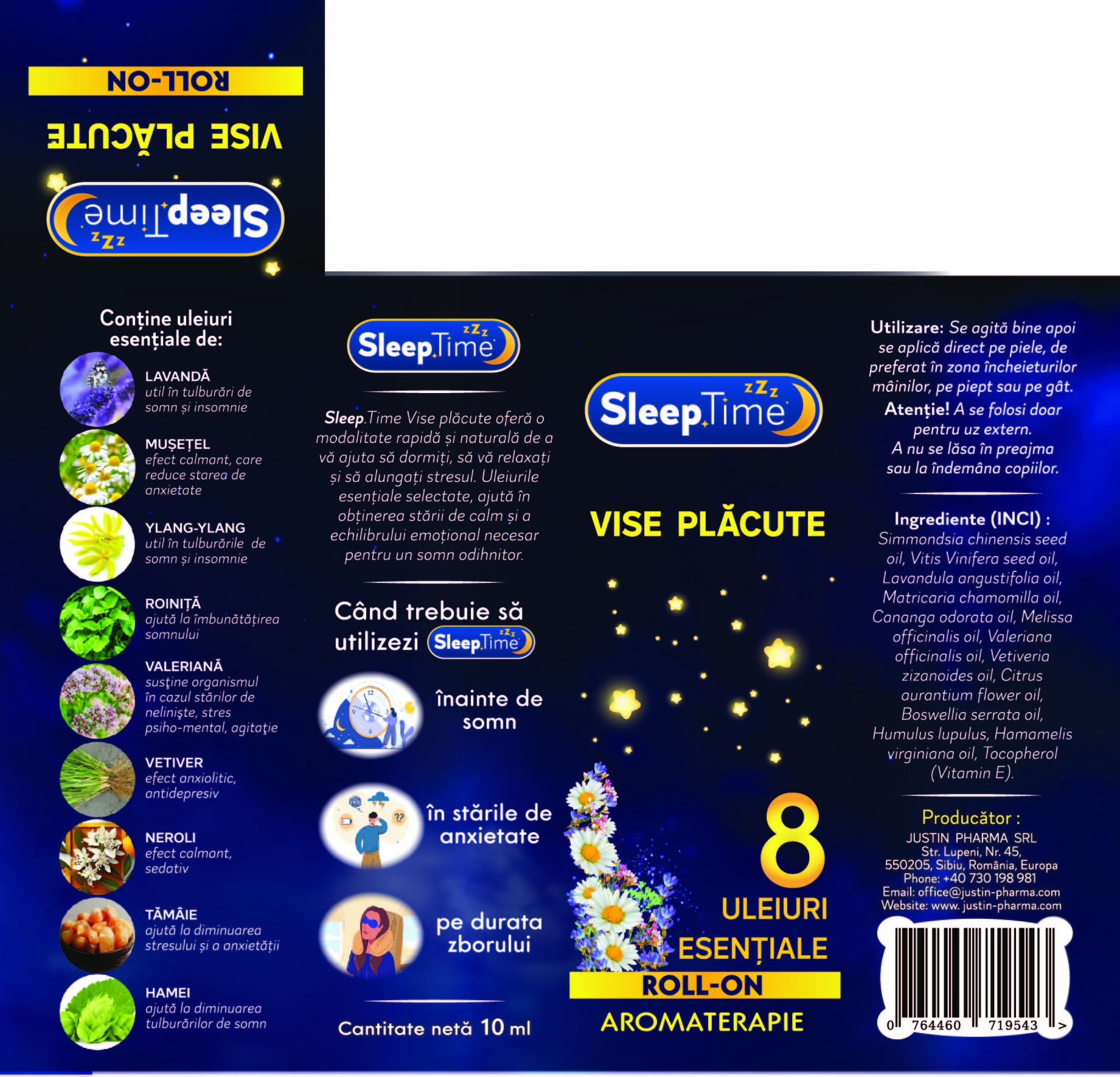 SleepTime Vise Placute ROLL-ON 10 ml - imagine 2